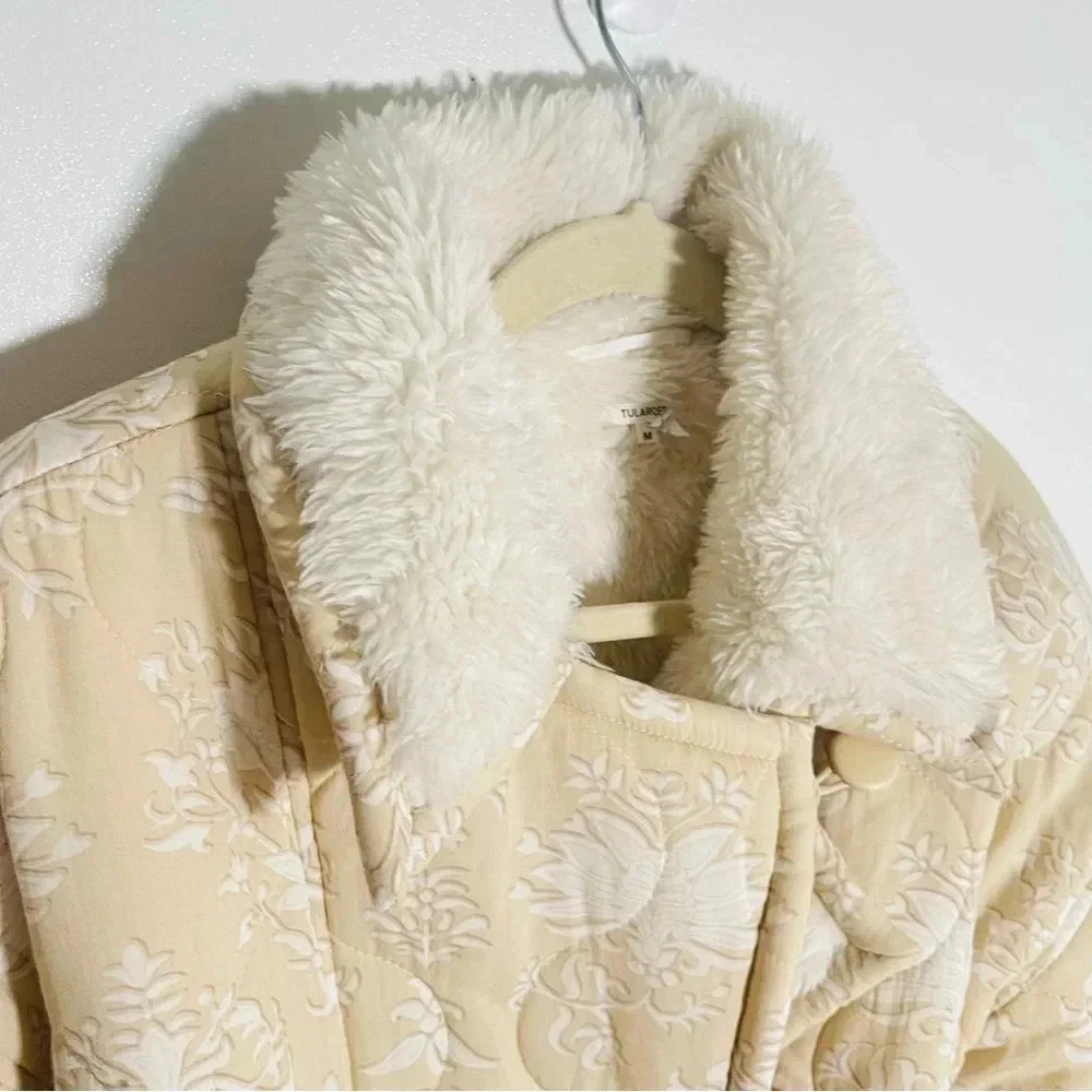 NEW Tularosa Isobel Jacket Beige Ivory Jaipur Sherpa - Picture 11 of 11